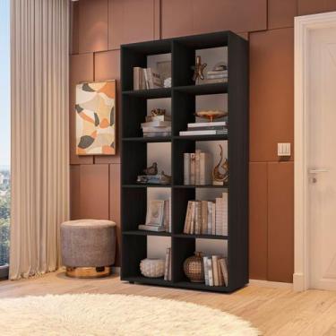 Imagem de Estante Livreiro Multiuso com 10 Nichos Belle - DRD Móveis