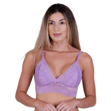 Imagem de Sutiã de Renda sem Bojo Top com Forro Alça - c1 ISIS - TERRA E MAR MOD