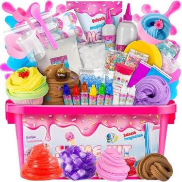 Imagem de Kit Slime GXYSLM Dazzling Clear Jumbo DIY com várias combinações