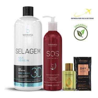 Imagem de Borabella Selagem 3d Sem Formol 1 L + Sos Extreme 240ml