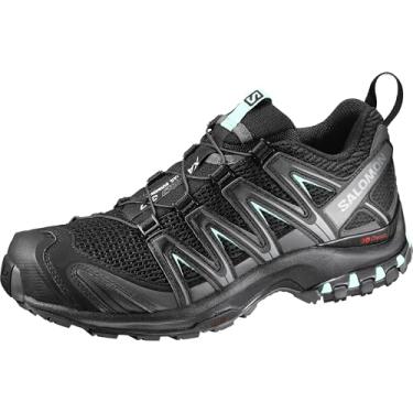 Imagem de Salomon Calçados Femininos XA PRO 3D Trilha Corrida, Preto/ímã/água, 7.5