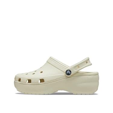 Imagem de Sandália Classic Platform Clog W Clog, Crocs, Adulto Feminino, Bone, 35
