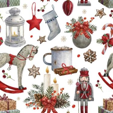 Imagem de Papel de Parede Adesivo Lavável Natal Soldadinho Vela 10m