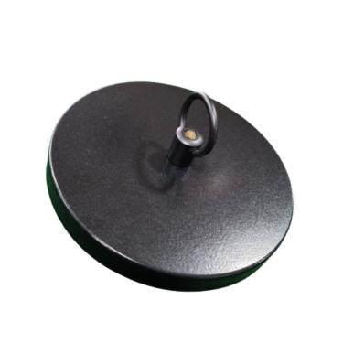 Imagem de Kit/16 Canopla Lustre Elo Corrente Md-1008 11x1,2mm Preto