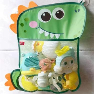 Imagem de Organizador de Brinquedos Banho  Infantil  Modelo Dinossauro  Divertid