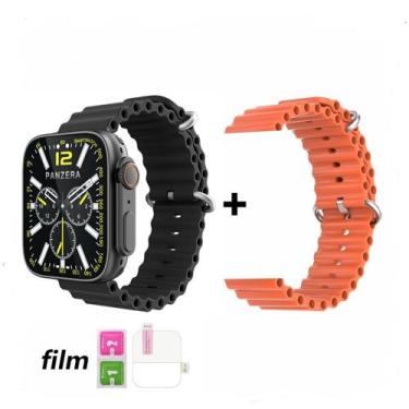 Imagem de Relogio Smartwatch W69 Série 9 Gps Nfc Memoria 2gb Tela 49mm