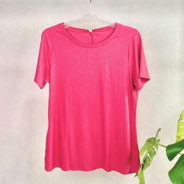 Imagem de BLUSA BÁSICA CANELADA PLUS SIZE-Feminino