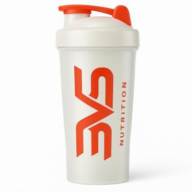 Imagem de Coqueteleira Shaker Academia 600ml 3vs Nutrition Pérola e Vermelho-Unissex