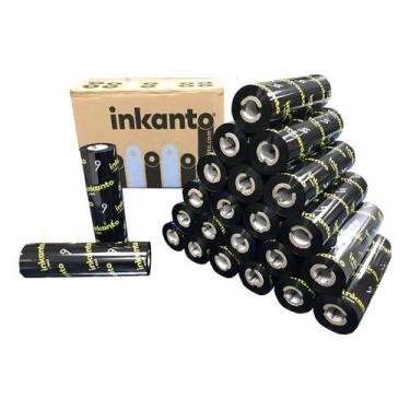 Imagem de Cx 12 Un Ribbon Cera 110x74 Armor Inkanto Argox Zebra Elgin - Armor-In