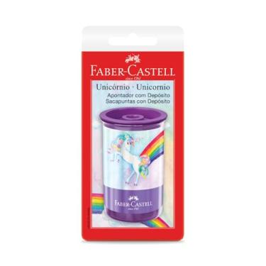 Imagem de Apontador com Depósito, Unicórnio, Faber-Castell, SM/123UNIZF