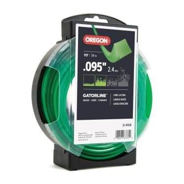 Imagem de Oregon 21-995 Gatorline Linha quadrada para aparador de corda de 0,95 cm de diâmetro, donut de 0,9 kg