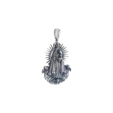 Imagem de Pingente Nossa Senhora Do Carmo Prata Envelhecida 925 Kl Modelo 01 - J