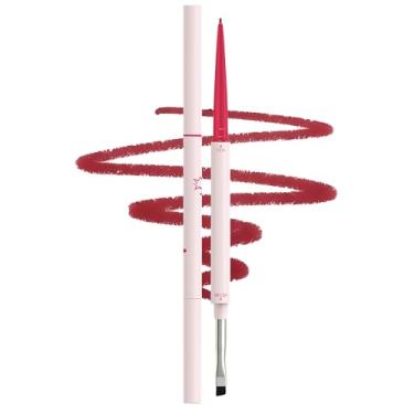 Imagem de Erinde Lápis Delineador Em Gel Borgonha À Prova D'Água, Maquiagem Retrátil Creme, Longa Duração, Ultra Suave, De Manchas, Vegano E Livre Crueldade, 07