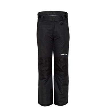 Imagem de Arctix Calças de neve infantis com joelhos e assento reforçados, Preto, Large Husky