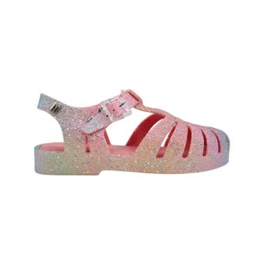 Imagem de Sandália Mini Melissa Possession Glitter Rosa e Verde