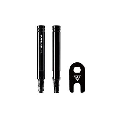 Imagem de Topeak Conjunto extensor de válvula - 40 mm, par, preto (extensão de 40 mm)