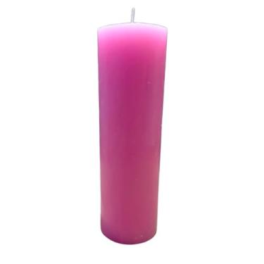 Imagem de Vela 7 Dias - Cores Sortidas - 16 Cm e 278 g - Votiva, Com Parafina Nacional Premium - Cores Vivas e Vibrantes. (Rosa)