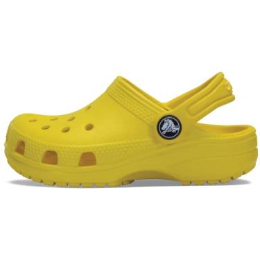 Imagem de Crocs Tamanco clássico infantil, Limão/limão, 7 Toddler