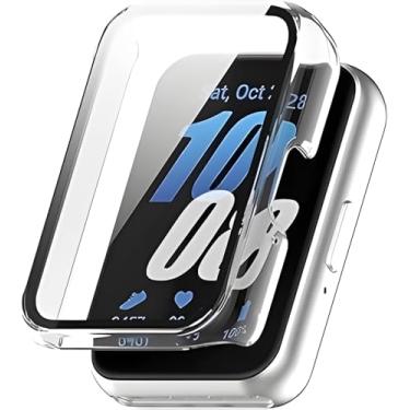 Imagem de Capa Bumper Com Película Para Samsung Galaxy Fit 3 - Case Protetora para Smartwatch, Cor Transparente