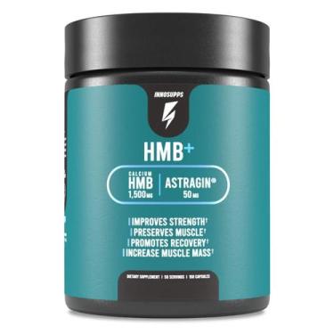 Imagem de Suplemento InnoSupps HMB+ 1500 mg com Astragina 120 cápsulas