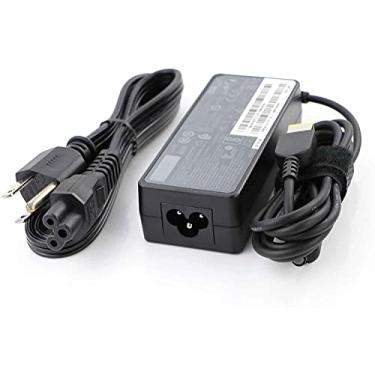 Imagem de Carregador de ponta quadrada de 65W 45W para monitor Lenovo L24q-20 65D2 65D3 20V 3,25A Cabo adaptador de fonte de alimentação