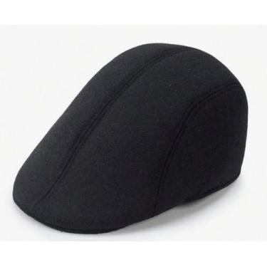 Imagem de Boina Masculina Estilo Italiano Algodão Forrada Elegante Outono Invern