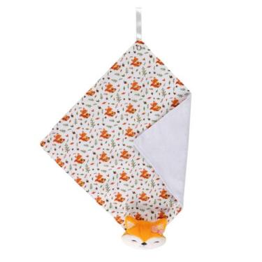 Imagem de Naninha De Bebê Com Prendedor De Chupeta Bichinho De Pelúcia - João e 