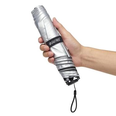 Imagem de Guarda-chuva de viagem G4Free Compact Ultralight UPF 50+ UV Silver