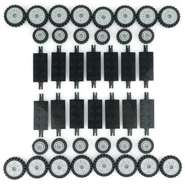 Imagem de Brinquedos de construção Pasacho City Car Wheels Pneus Eixos 70 unidad