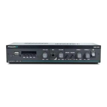 Imagem de Amplificador Receiver Som Ambiente 60w Custo Benefício Slim - FRAHM