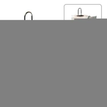 Imagem de Suporte Rolos Porta Papel Toalha Mesa Vertical 15X15Cm - ARAMEFER