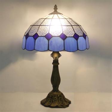 Imagem de Retro Luxo Americano Criativo Vidro Colorido Led Luz De Mesa, Iluminação Para Sala De Estar Estúdio Quarto Villa Hotel Decoração (Estilo 14)