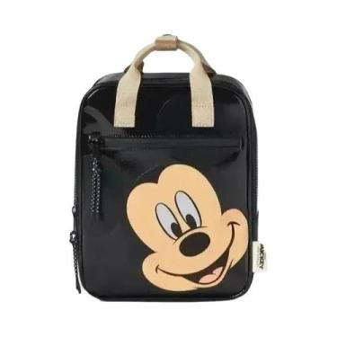 Imagem de Mochila De Lona Mickey Minnie Disney, Bolsa Escolar De Grande Capacida