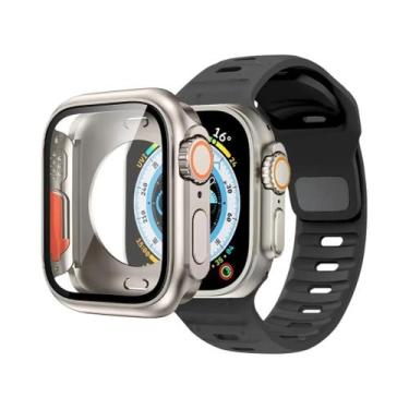 Imagem de Pulseira De Silicone Para Apple Watch De 40mm-46mm Para Série 8 7 6 5 