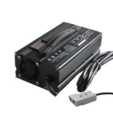 Imagem de Lzyjckh Carregador de Bateria para Empilhadeira Carregadores de Baterias de Chumbo-Ácido 12V/24V/36V/48V/60V/72V com Display LCD, Plugue Anderson 50A/120A/175A/350A,72v 10a,350A