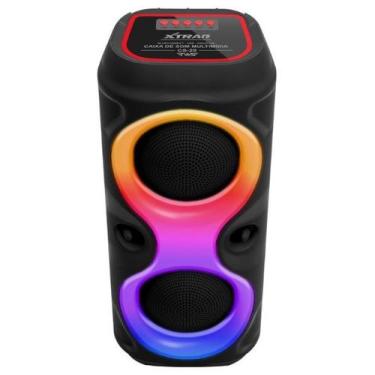 Imagem de Caixa De Som Bluetooth Led Rgb Usb Fm Tws 50w Xtrad 110 220v - X-TRAD