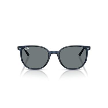 Imagem de Ray-Ban Óculos de sol RB2197 Elliot Square, azul transparente/azul, 52 mm