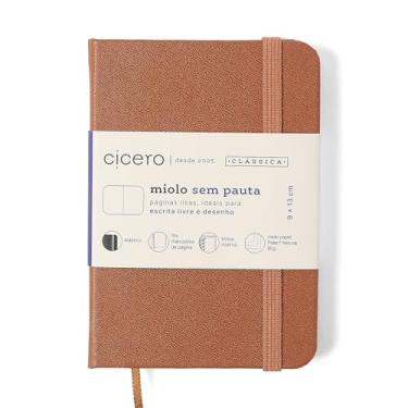 Imagem de CADERNETA CICEROS CLASSICA SEM PAUTA 9X13 CARAMELO