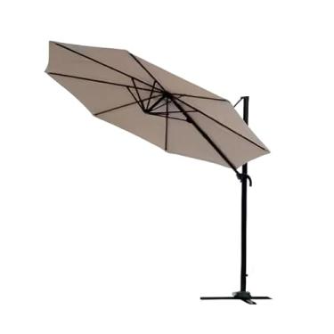 Imagem de Guarda Sol Ombrelone Base Cruzada Bege 3,3M
