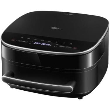Imagem de Fritadeira Air Fryer Elétrica Fischer Dual Grill 6L 2600W Antiaderente