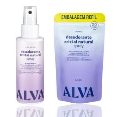 Imagem de KIT Desodorante Natural Vegano Spray Lavanda 120ml + Refil Lavanda 120ml