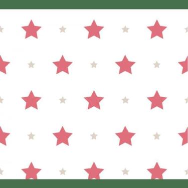 Imagem de Papel De Parede Treboli Estrelas Vermelhas 5845 - Rolo: 10M X 0,53M