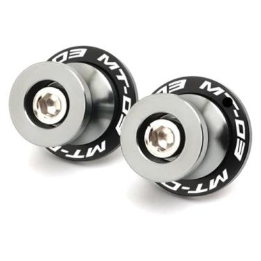 Imagem de BYYINGSUS Compatível com MT03 MT09 MT10 MT 03 09 10 Mt03 Mt09 Mt10 Bobinas de braço oscilante parafusos de suporte deslizantes acessórios de motocicleta de braço oscilante de 6 mm (titânio MT03)
