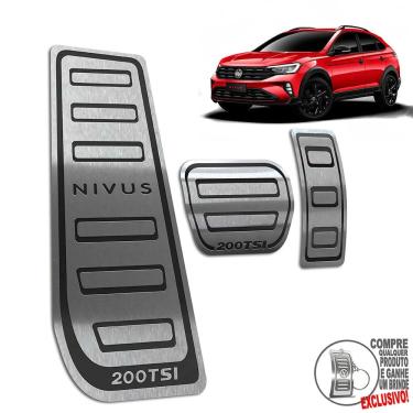 Imagem de Descanso Pedaleira Automático Volkswagen Nivus R-Line Preto