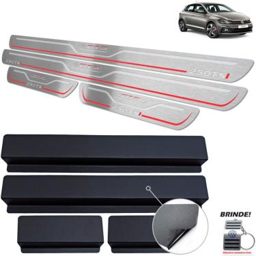 Imagem de Soleiras Gravação em Prata Baixo Relevo Polo GTS 250 TSI