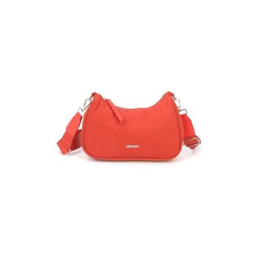 Imagem de Bolsa Up4You Meia Lua Nylon Feminina Bu78724 - Laranja