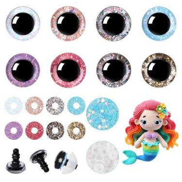 Imagem de Safety Eyes MUCUNNIA 25mm para crochê Mermaid Amigurumi