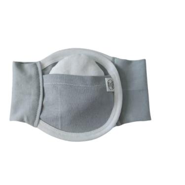 Imagem de Cinta Anti Colica Gases para Bebe Bolsa Sementes Natural Térmica (Cinza)