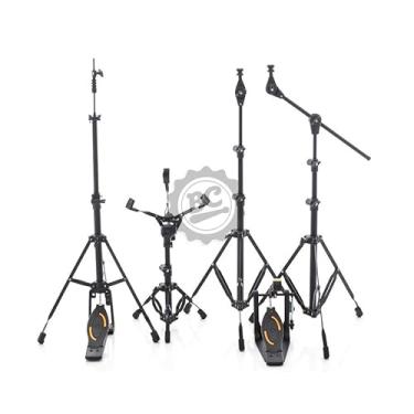 Imagem de Kit de Ferragens RMV Stage Tech Extra Leve com estante de caixa, girafa, máquina de chimbal e pedal