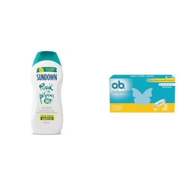 Imagem de Sundown Protetor Solar Corporal Loção FPS 50, Pague 250ml e Leve 350ml + O.B. SEMPRE LIVRE MÉDIO 16un